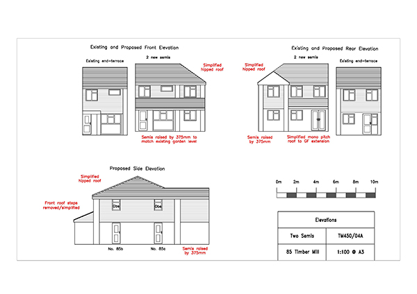 Lot: 127 - LAND WITH PLANNING FOR TWO 2/3 SEMI-DETACHED HOUSES - 