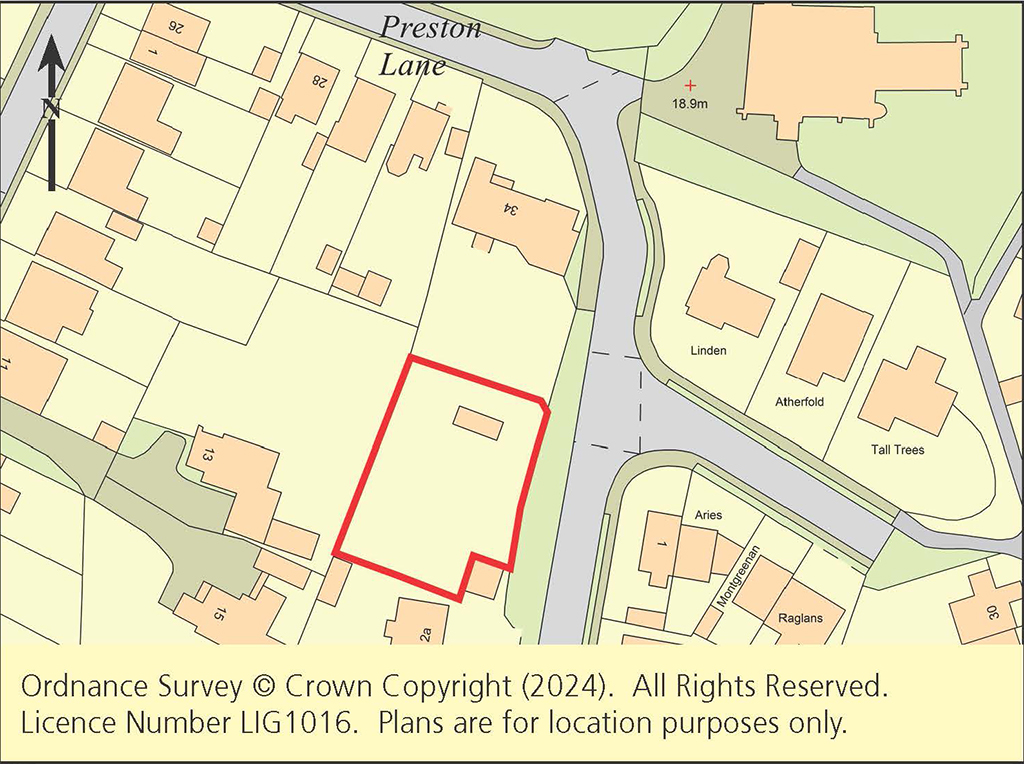 Lot: 80 - PLOT WITH LAPSED PLANNING FOR RESIDENTIAL USE -