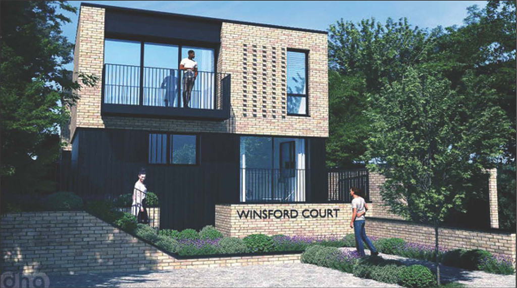 Lot: 138 - LAND WITH PLANNING PERMISSION FOR FOUR FLATS -