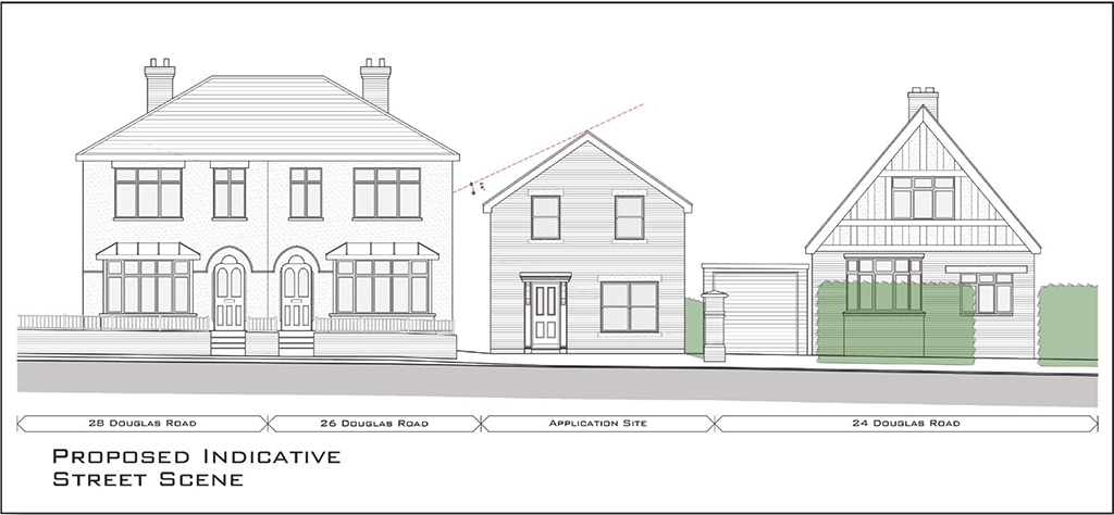 Lot: 123 - LAND WITH PLANNING FOR A DETACHED HOUSE -