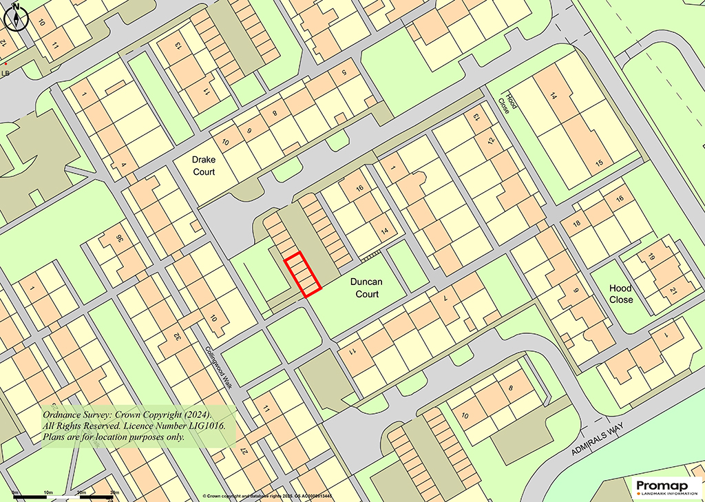 Lot: 46 - FIVE FREEHOLD GARAGES WHICH FORM PART OF A LARGER BLOCK -