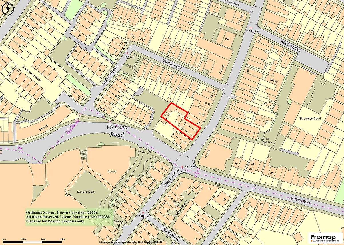 Lot: 136 - END-TERRACE PROPERTY WITH PLANNING FOR NINE FLATS AND TWO SHOPS -