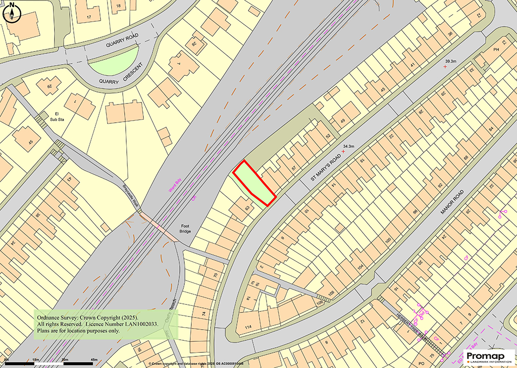 Lot: 32 - LAND WITH PLANNING FOR FOUR FLATS -