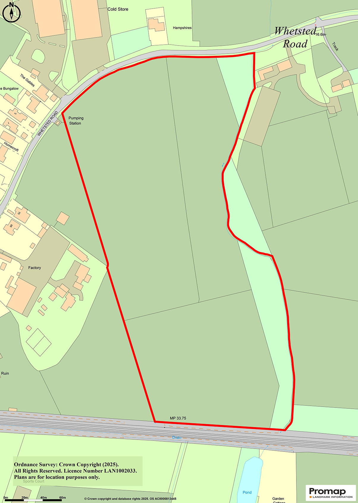 Lot: 48 - VACANT PARCEL OF LAND EXTENDING TO MORE THAN 15 ACRES WITH BARN -