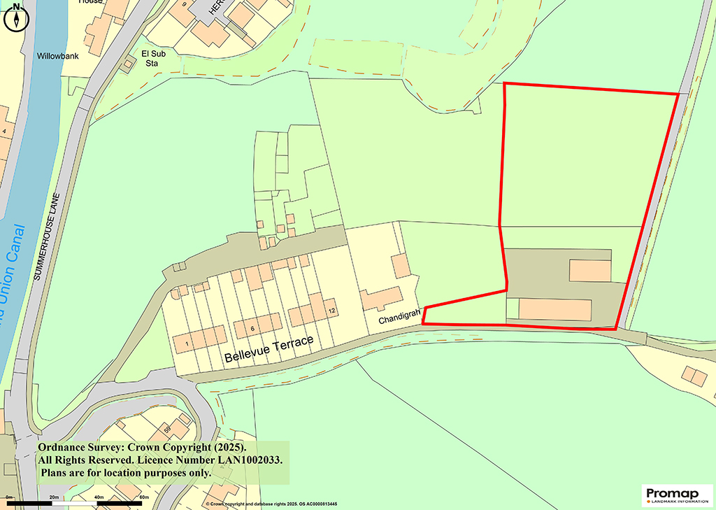Lot: 3 - LAND WITH PLANNING FOR FOUR DETACHED HOUSES -