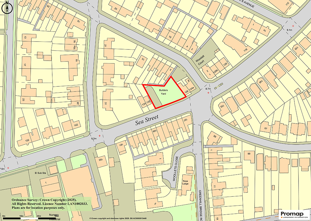 Lot: 95 - LAND WITH PLANNING FOR RESIDENTIAL DEVELOPMENT -