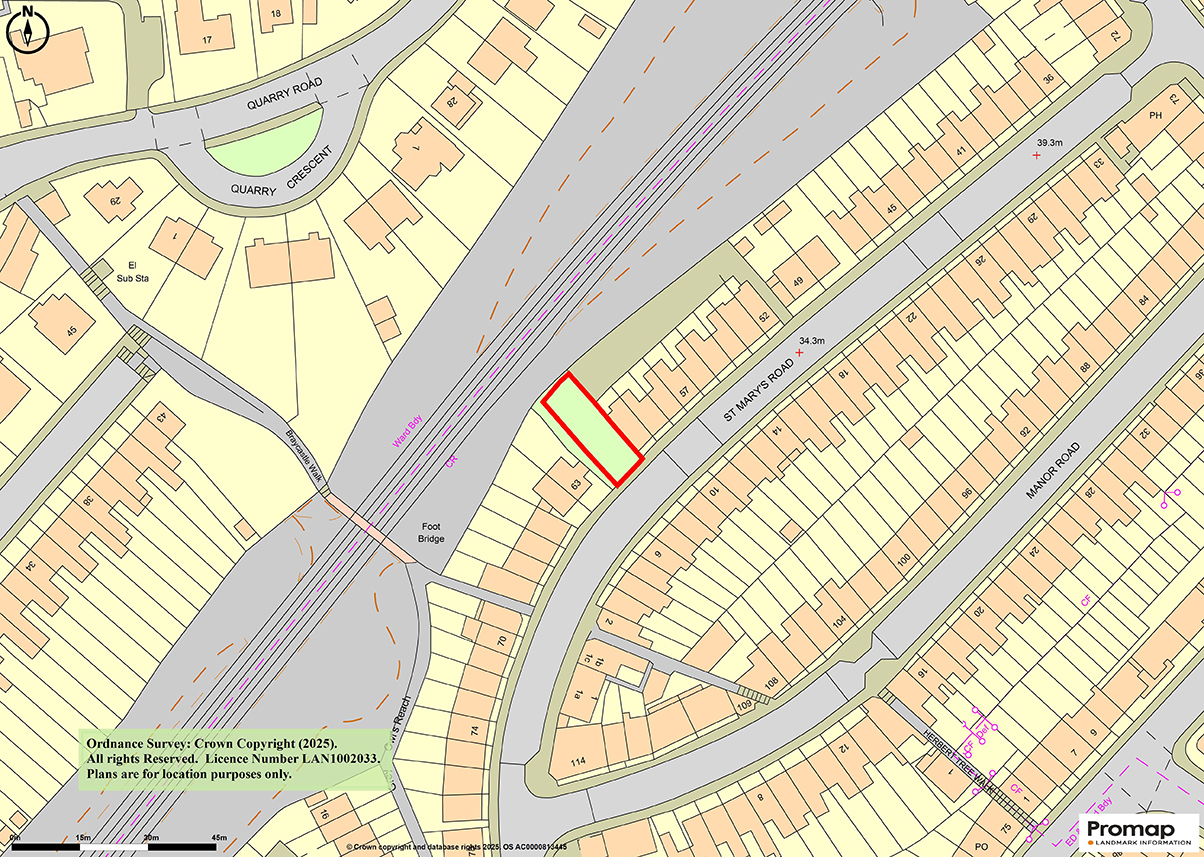 Lot: 59 - LAND WITH PLANNING FOR FOUR FLATS -