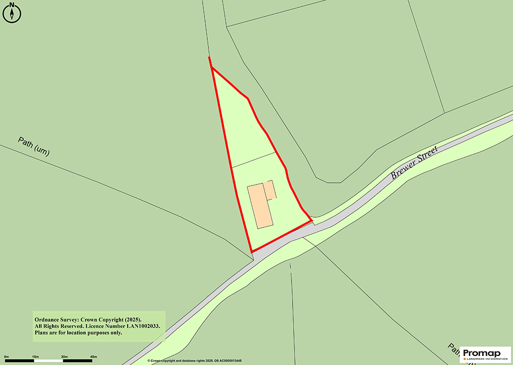 Lot: 80 - HALF AN ACRE OF FREEHOLD LAND WITH RETIRED BARN -