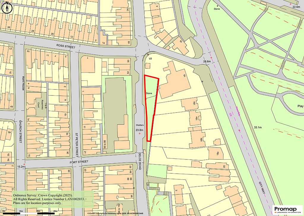 Lot: 77 - PLANNING FOR EIGHT FLATS - FIVE ONE-BEDROOM AND THREE TWO-BEDROOM - 
