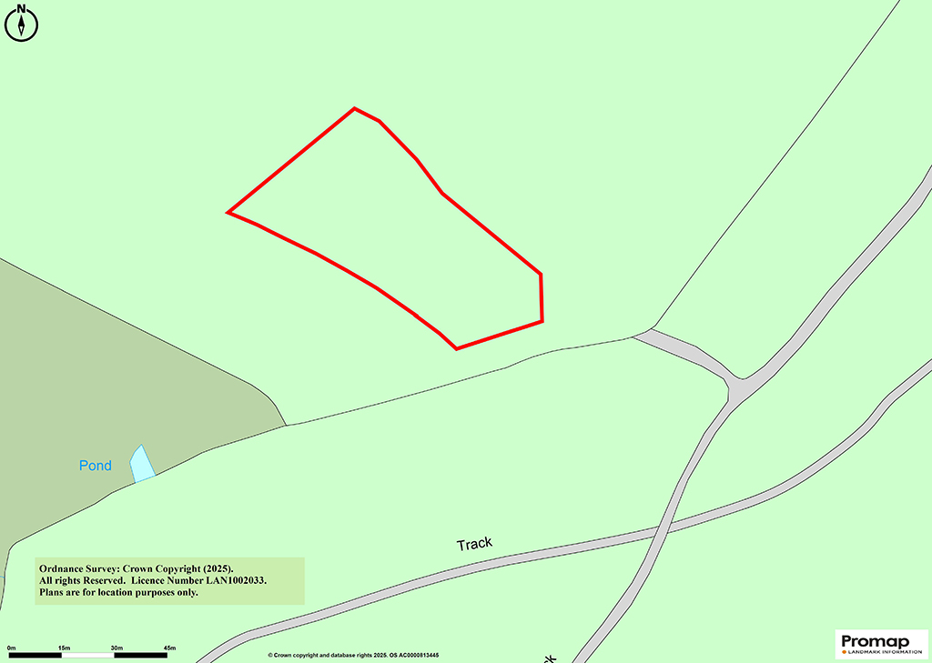Lot: 105 - 0.69 ACRES OF WOODLAND WITH APPROVED LAWFUL DEVELOPMENT CERTIFICATE - 