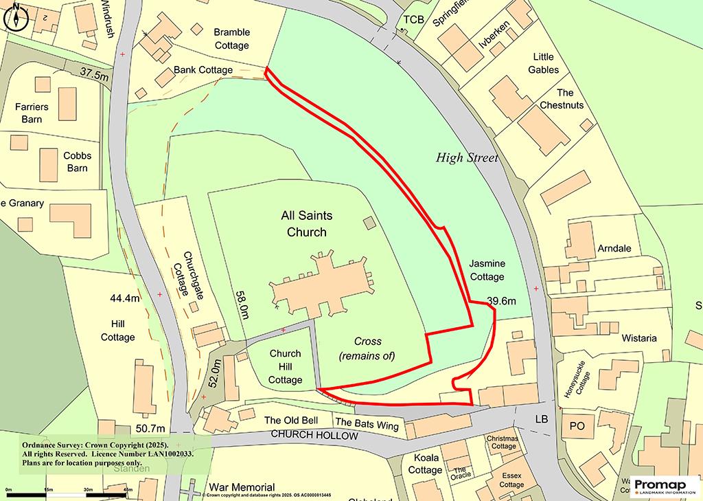 Lot: 75 - VILLAGE CENTRE LAND WITH POTENTIAL AND EXISTING SUMMER HOUSE - Location Plan