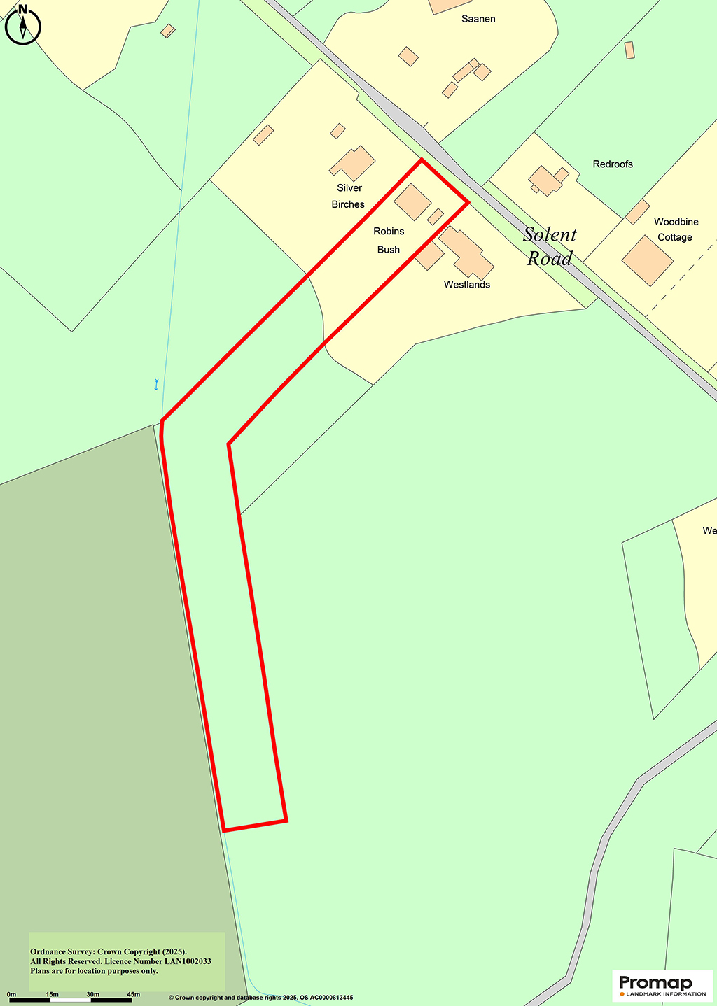 Lot: 159 - DETACHED BUNGALOW WITH POTENTIAL ON 1.6 ACRE PLOT - Location plan