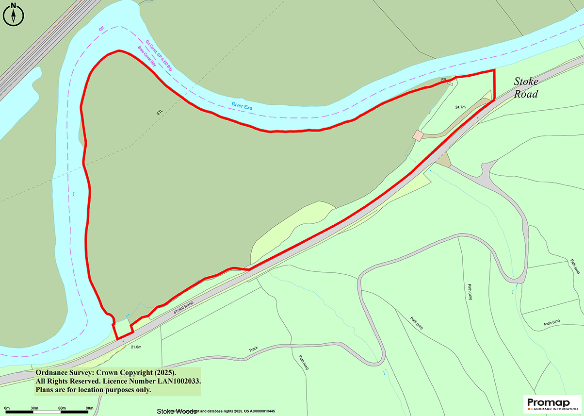 Lot: 22 - RIVER MEADOW PASTURE ADJOINING THE RIVER EXE WITH ROAD ACCESS - 