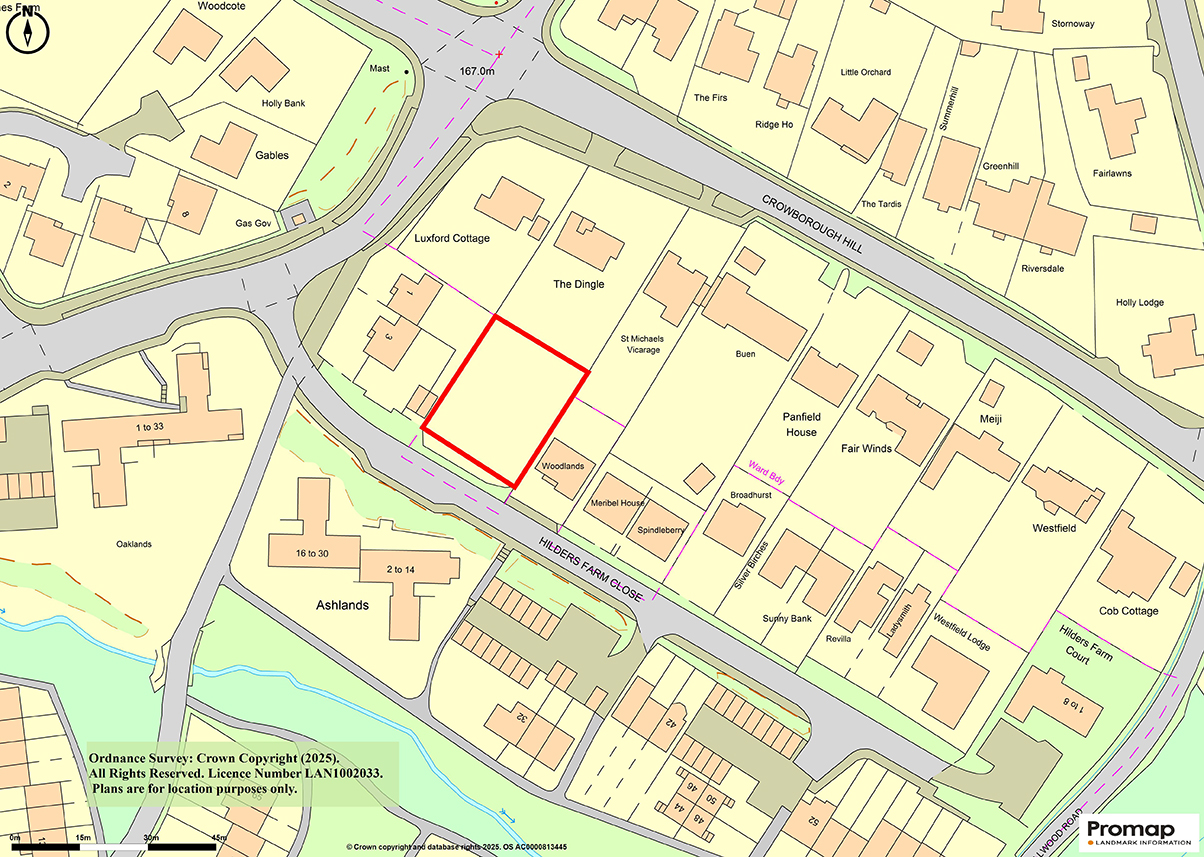 Lot: 51 - LAND WITH PLANNING FOR THREE DWELLINGS -