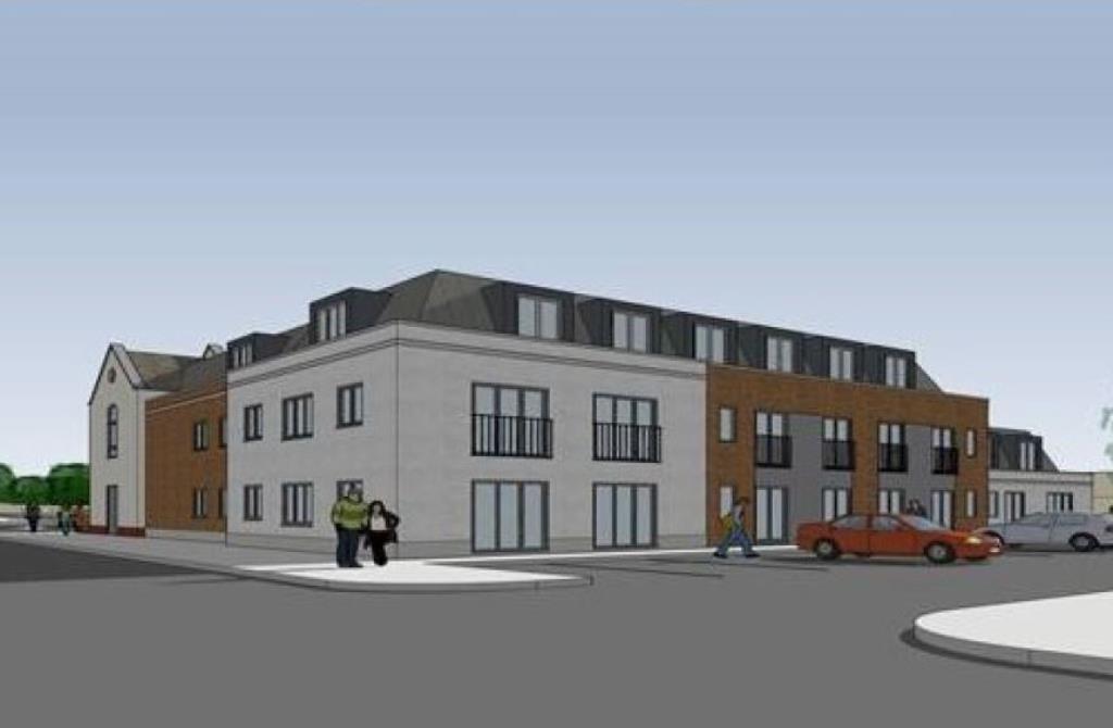 Lot: 163 - REDEVELOPMENT SITE WITH PLANNING FOR 28 FLATS AND RETAIL SPACE - 
