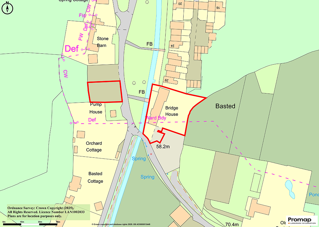 Lot: 153 - OFFICE WITH PLANNING FOR THREE HOUSES - Plan