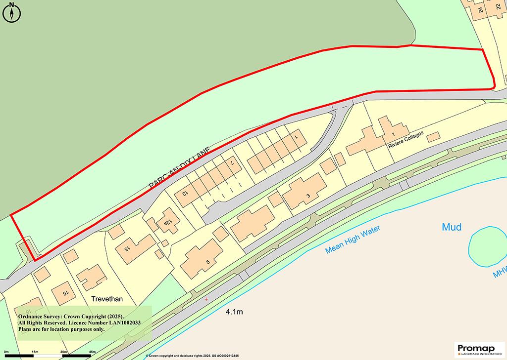 Lot: 116 - FREEHOLD PARCEL OF WOODLAND - Location Plan