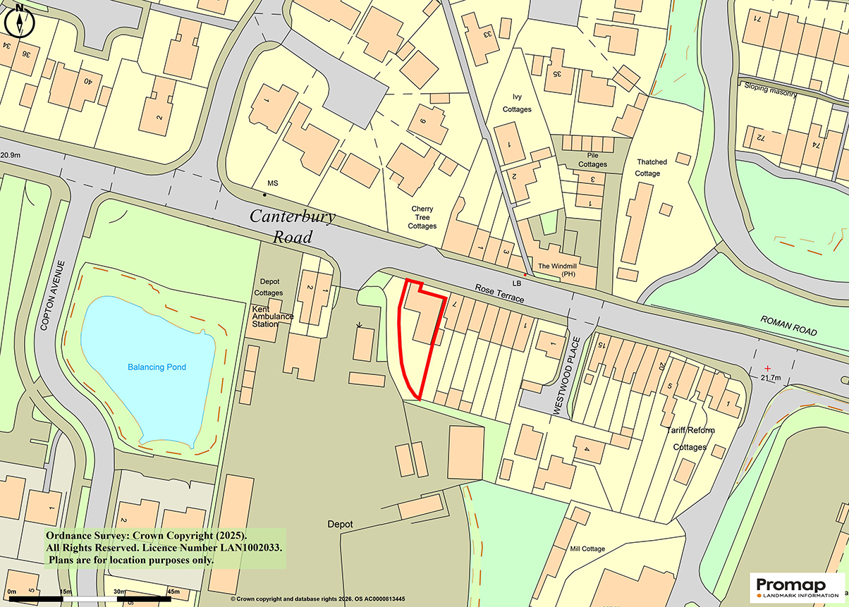 Lot: 42 - PLANNING PERMISSION FOR A PAIR OF HOUSES - 