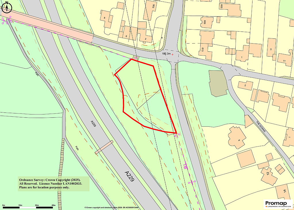 Lot: 20 - VALUABLE FREEHOLD RESIDENTIAL SITE FOR THREE NEW HOMES - 