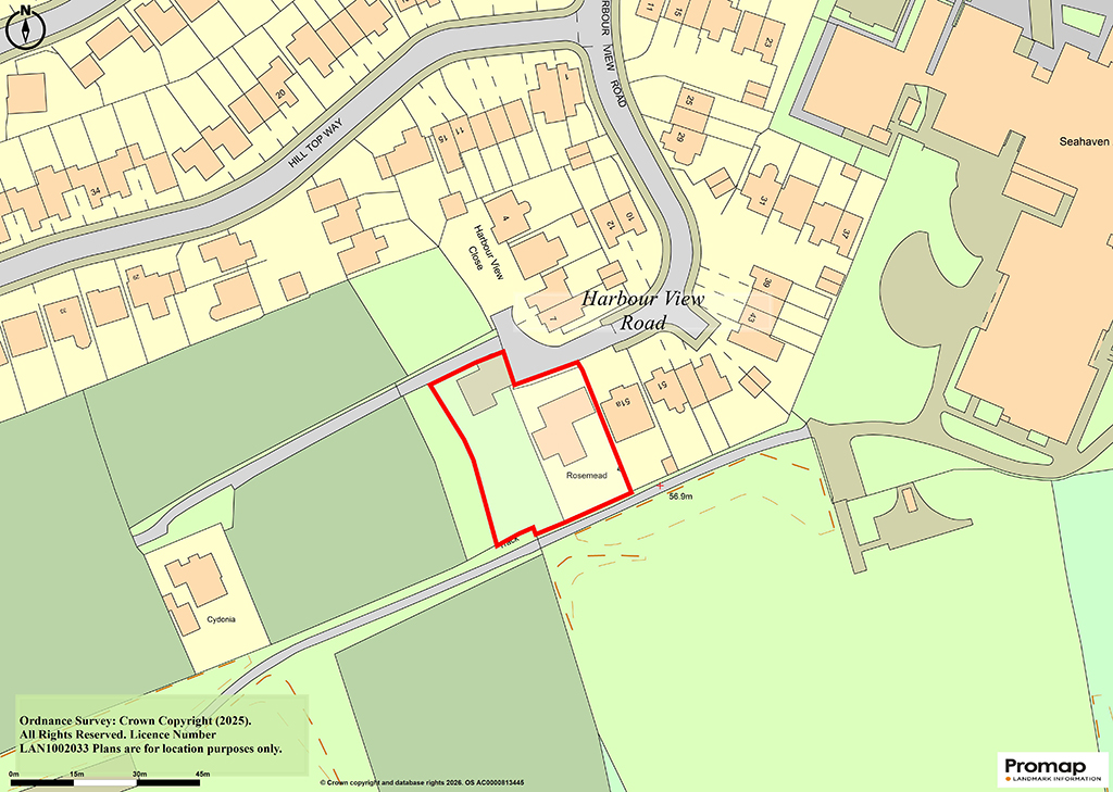 Lot: 62 - DETACHED HOUSE WITH SEA VIEWS PLUS ADJOINING LAND WITH PLANNING - 