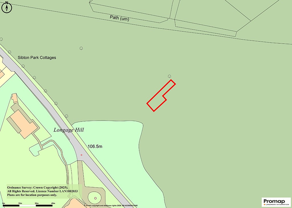 Lot: 29 - THREE FREEHOLD PARCELS OF LAND - Location Plan