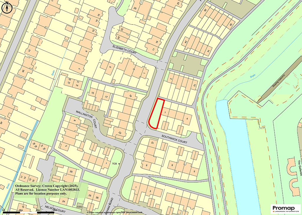Lot: 56 - LAND WITH PLANNING FOR A TWO-BEDROOM DWELLING - Plan showing location