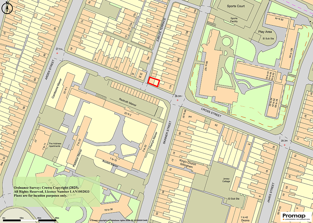 Lot: 4 - DETACHED GARAGE AND ADJACENT LAND - Location plan