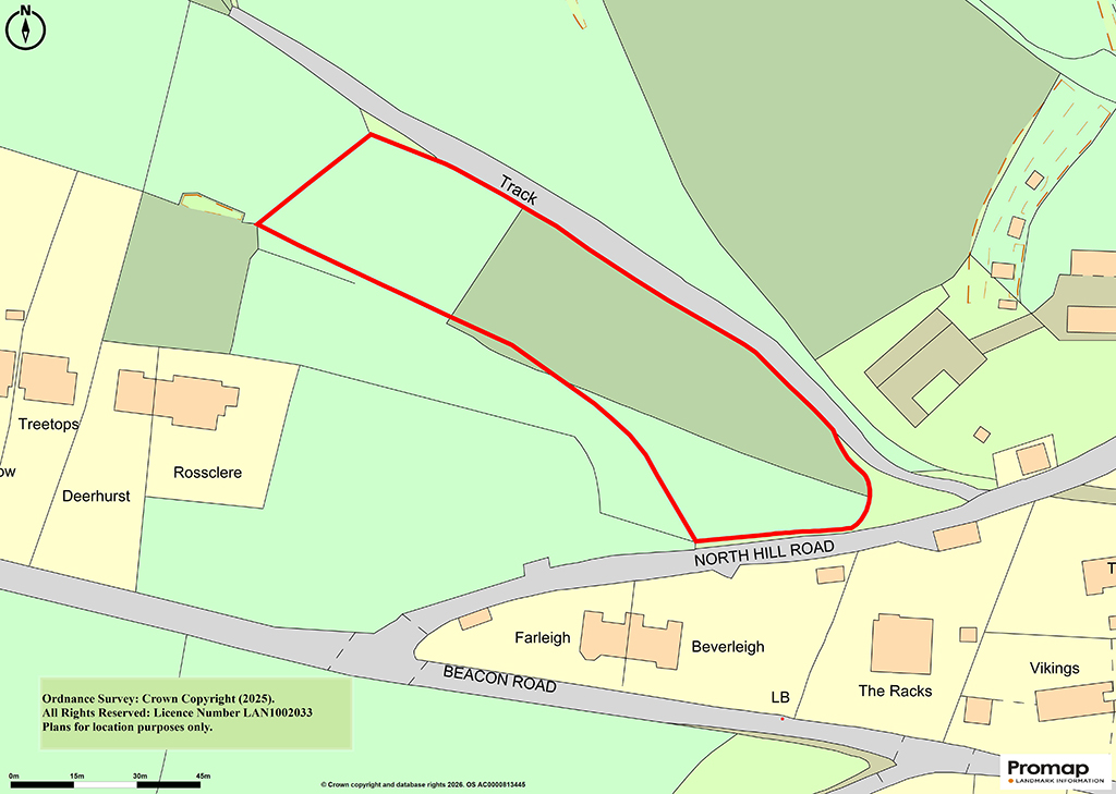 Lot: 16 - EXMOOR EDGE PASTURE WITH MAINS WATER AND VIEWS - 