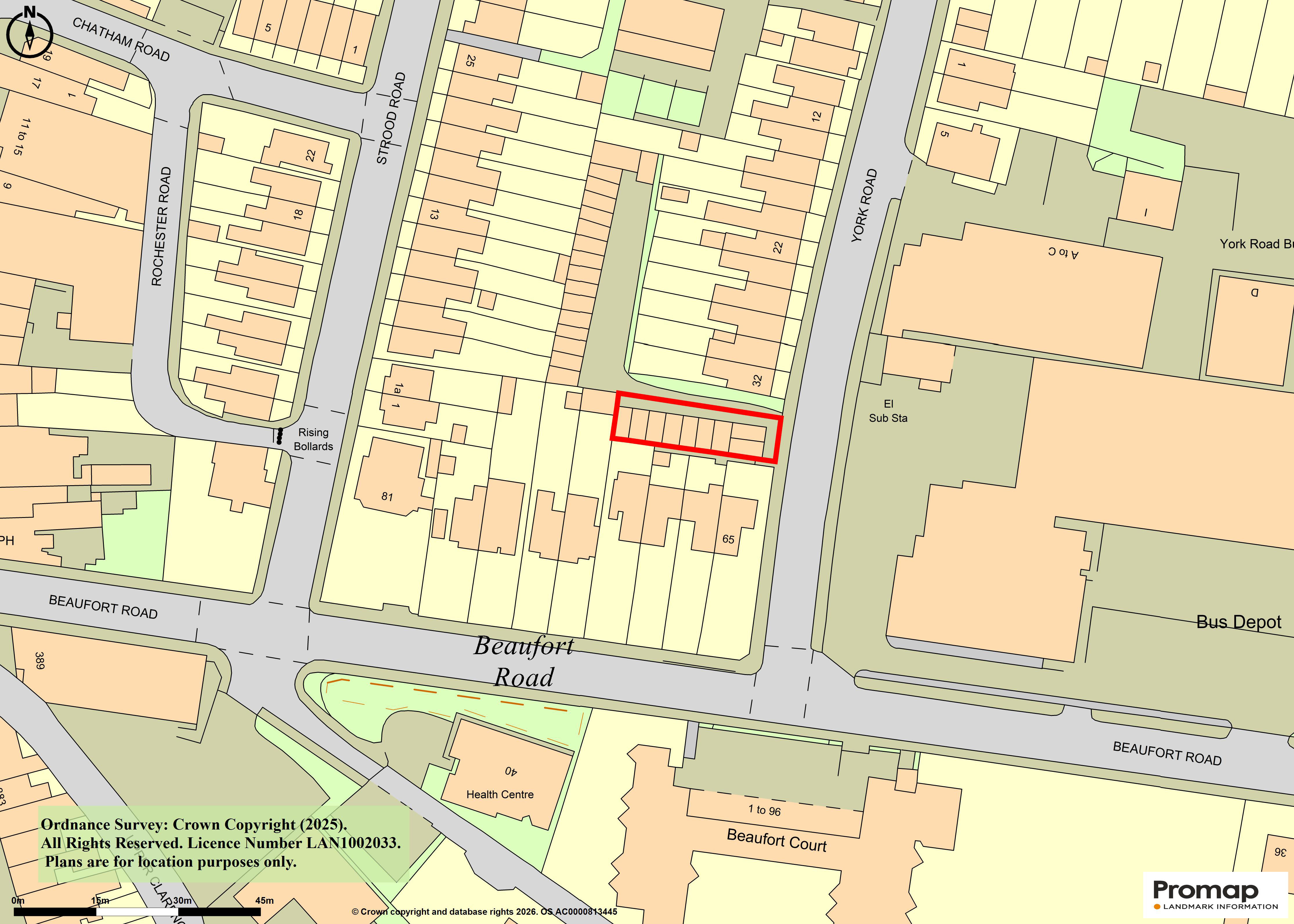Lot: 65 - BLOCK OF NINE TERRACE GARAGES FOR INVESTMENT - 