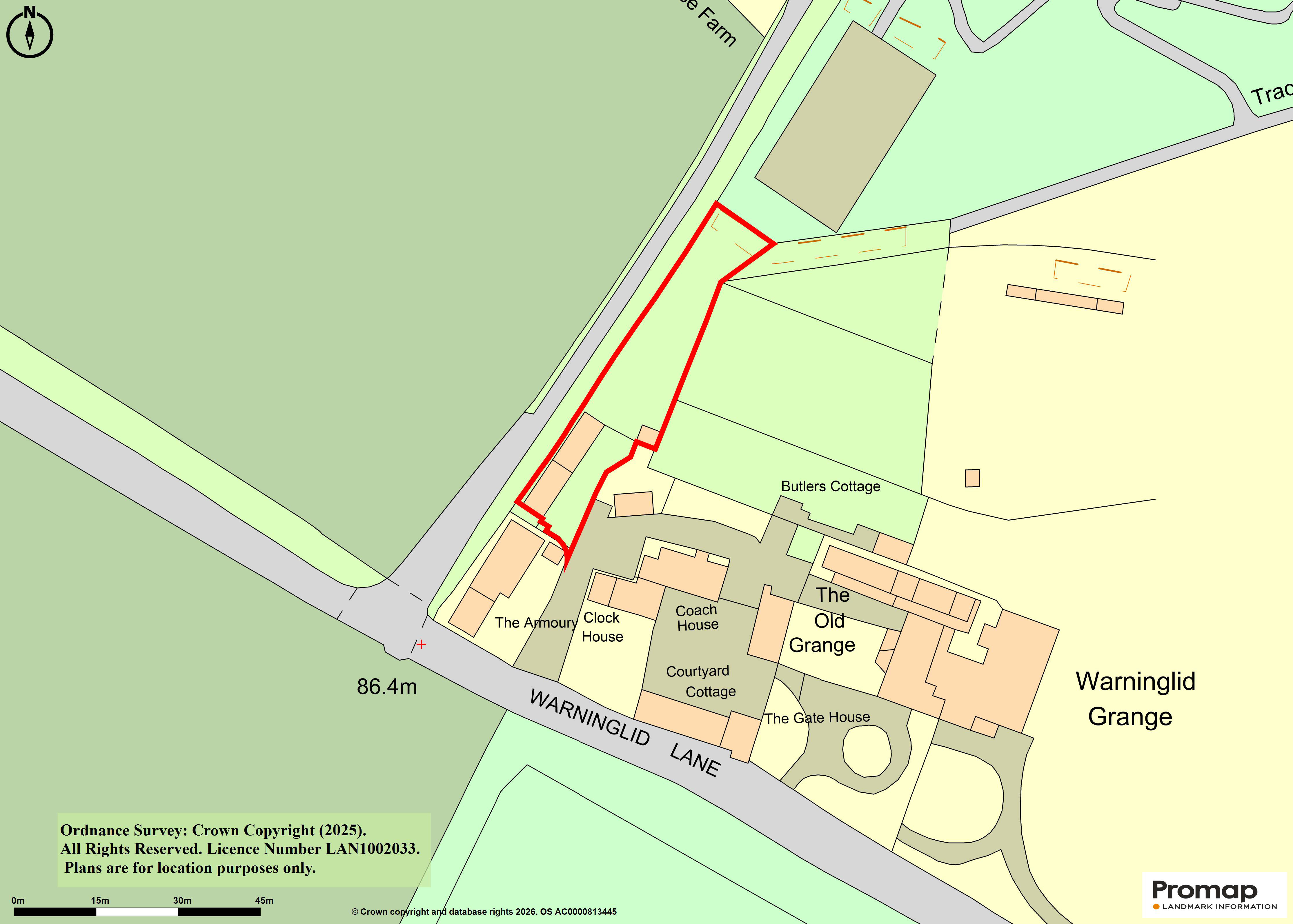 Lot: 39 - STABLES AND LAND WITH PLANNING IN SOUGHT AFTER LOCATION -