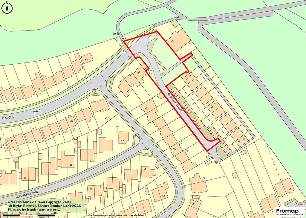Lot: 84 - PARCEL OF FREEHOLD LAND WITH POTENTIAL - Location map for identification purposes