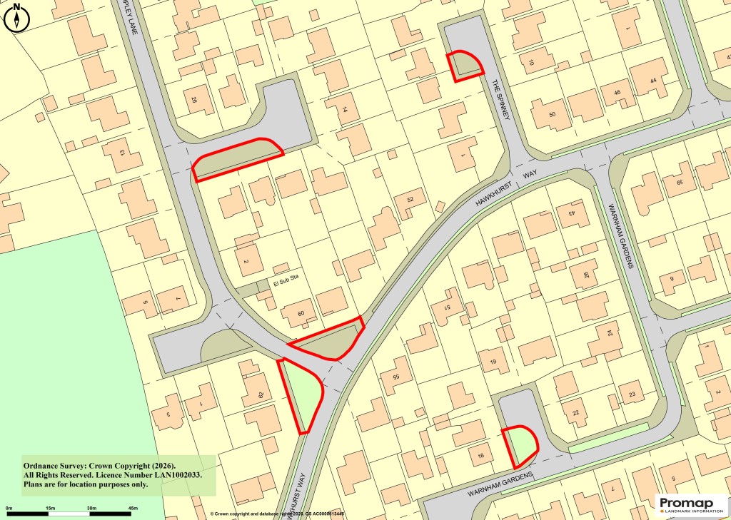 Lot: 74 - FIVE PARCELS OF FREEHOLD LAND FORMING 0.23 ACRES - 