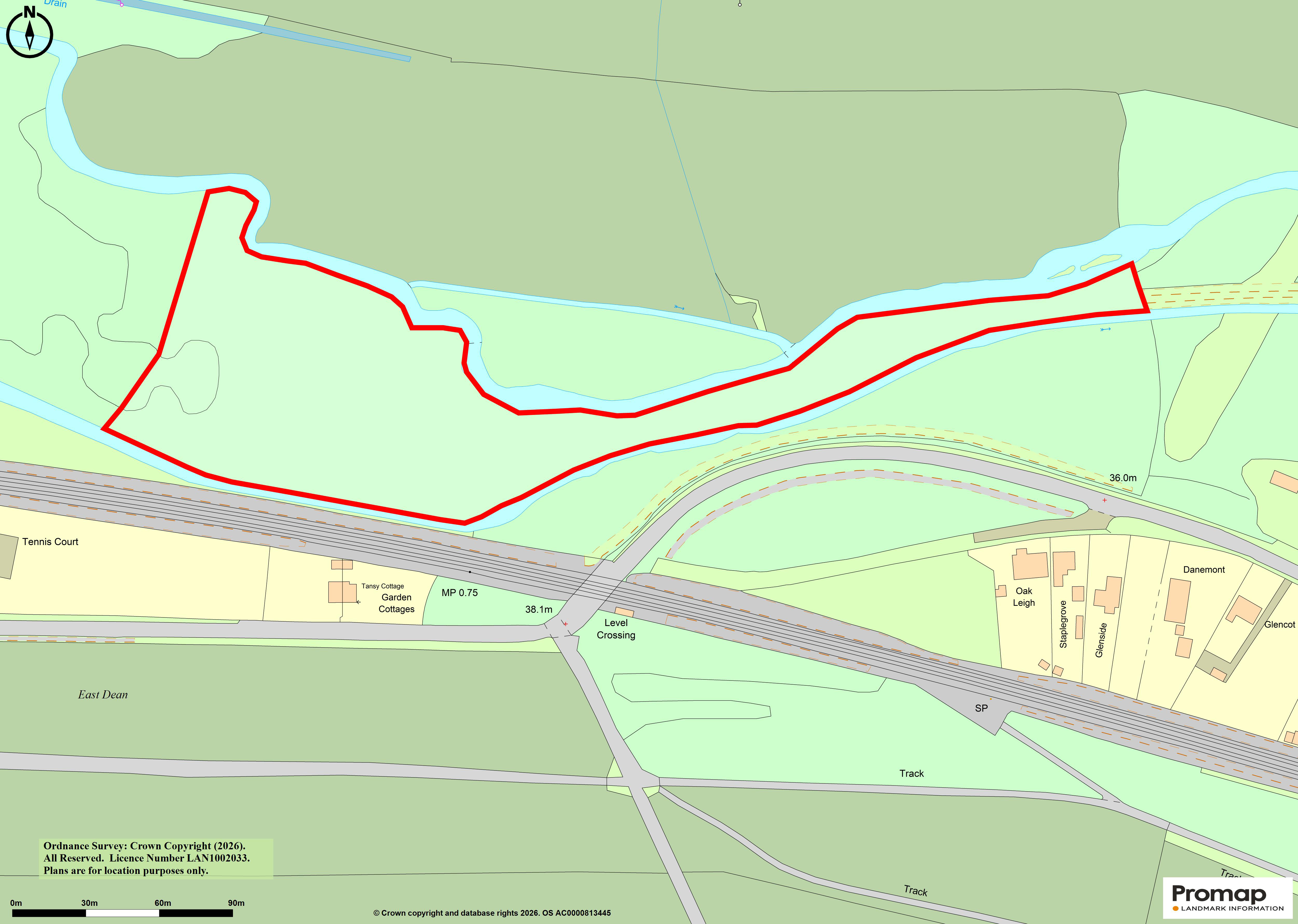 Lot: 86 - APPROX 1.75 HECTARES (4.3 ACRES) OF WOODLAND -