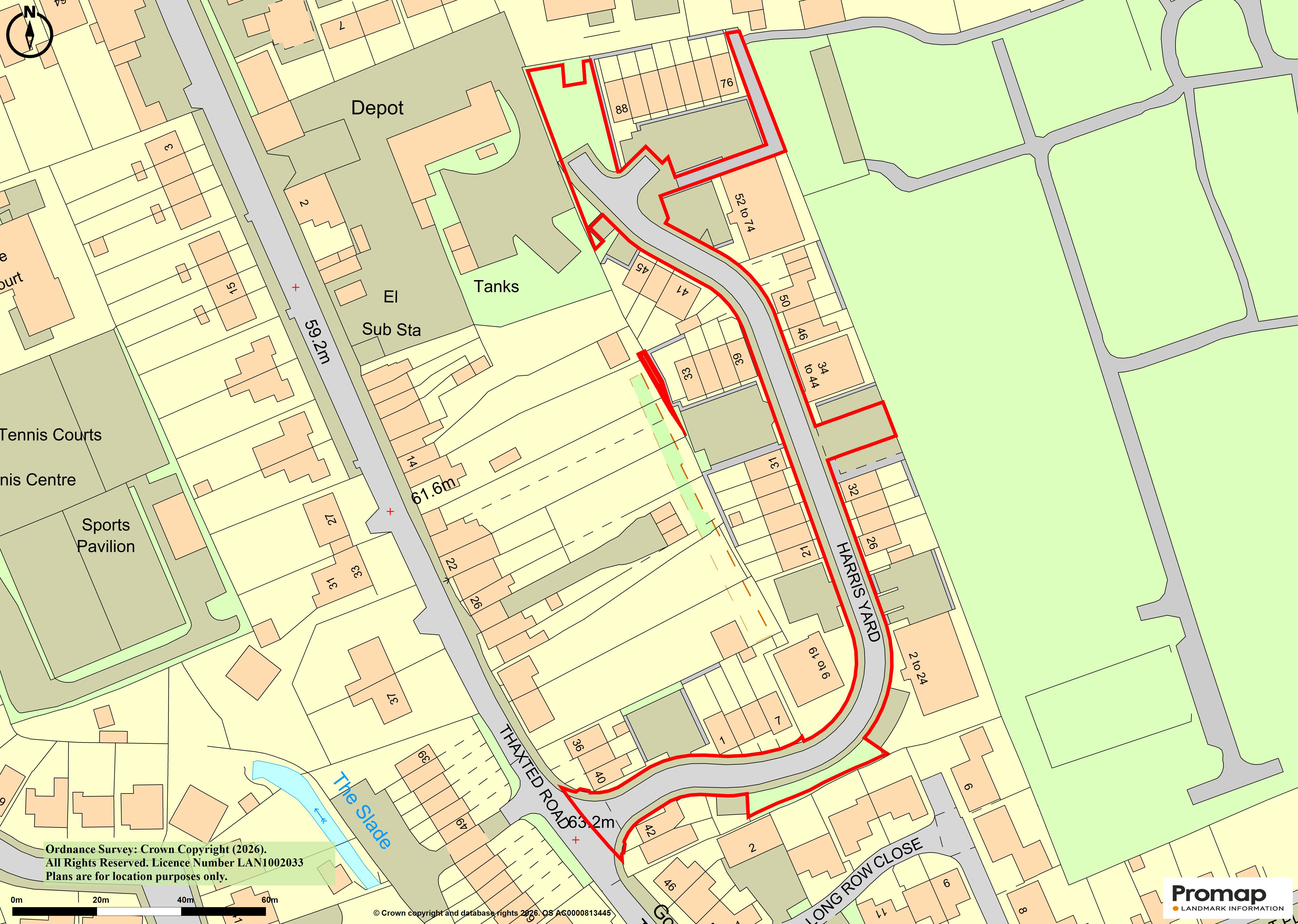 Lot: 71 - PARCELS OF FREEHOLD LAND AND ROADWAYS -