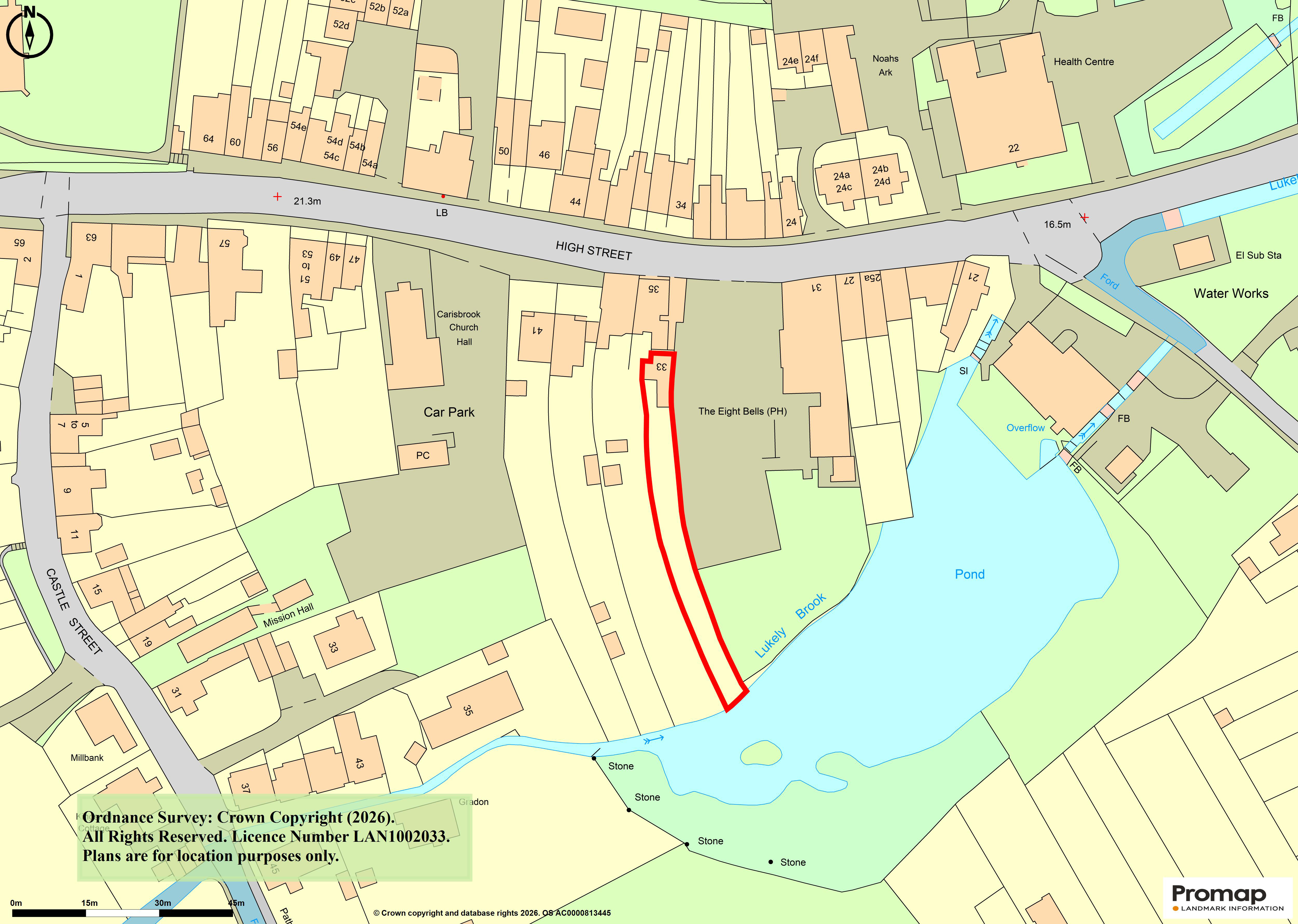 Lot: 146 - FREEHOLD HOUSE FOR INVESTMENT - Plan showing location