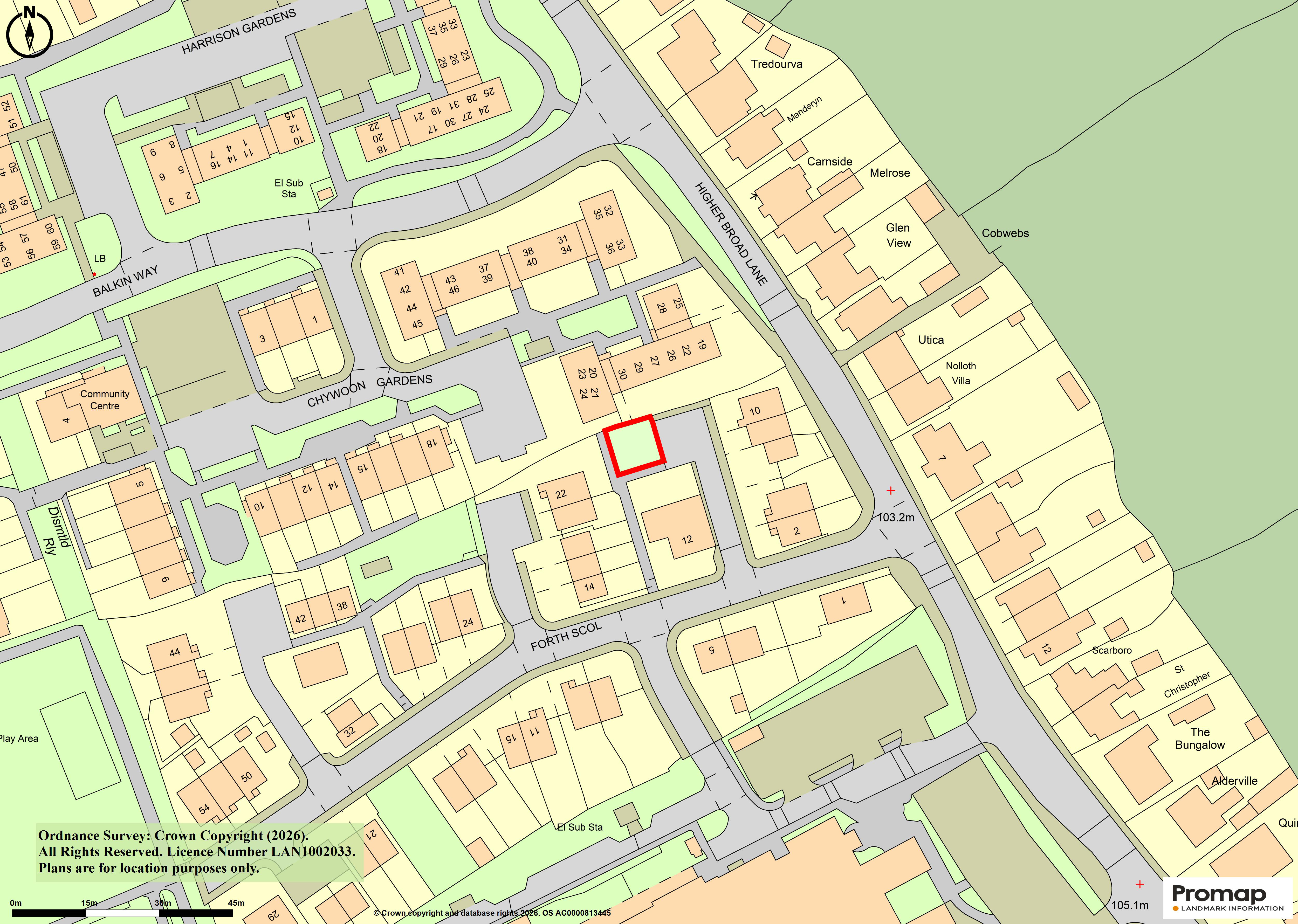 Lot: 95 - PARCEL OF FREEHOLD AMENITY LAND - 