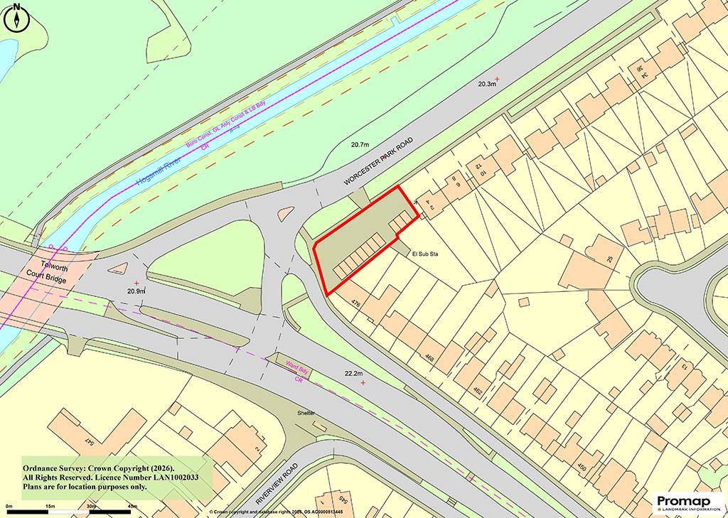 Lot: 13 - ELEVEN GARAGES AND LAND ON CORNER SITE WITH POTENTIAL -