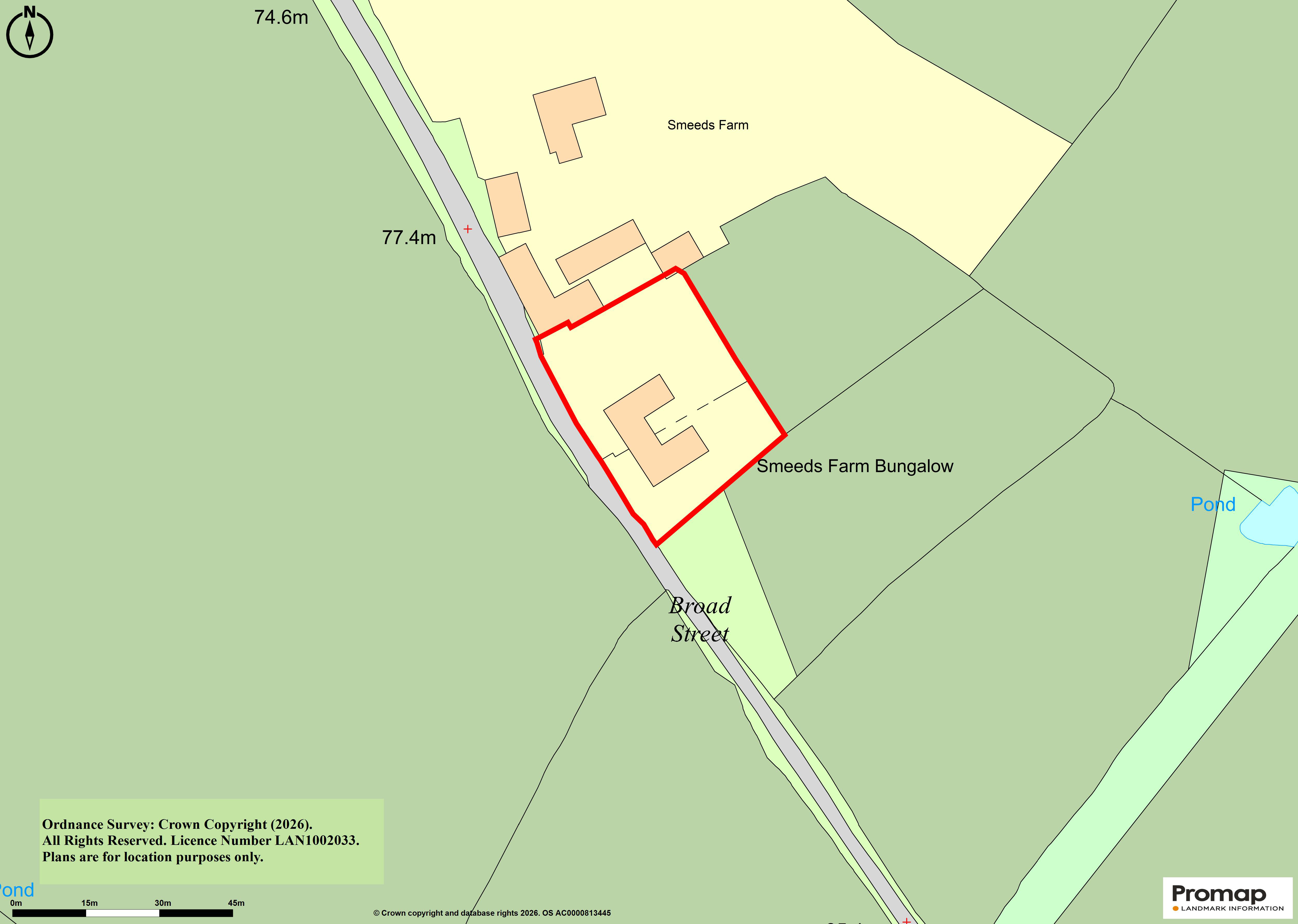 Lot: 32 - ENVIABLE RURAL FREEHOLD SITE WITH PLANNING CONSENT FOR A DETACHED DWELLING WITH THREE BAY CAR BARN -