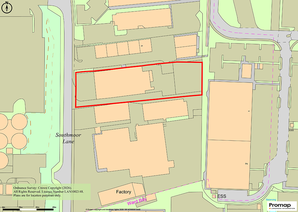 Lot: 20 - LEASEHOLD INDUSTRIAL UNIT AND LAND FOR INVESTMENT - Location Plan