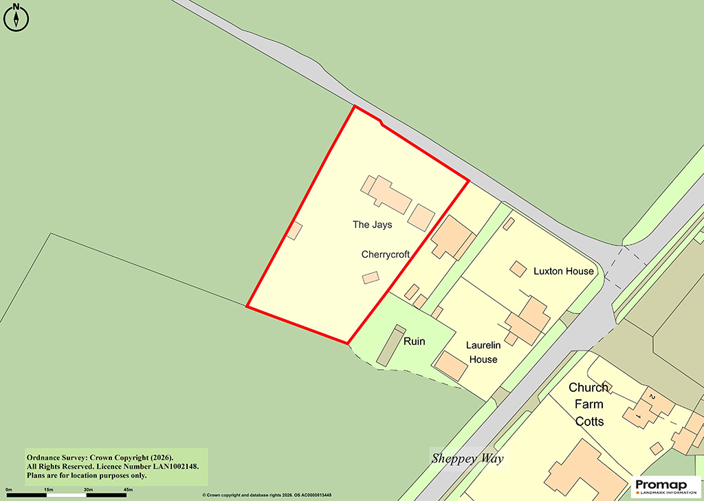 Lot: 167 - DETACHED FOUR-BEDROOM HOUSE - RESIDENTIAL INVESTMENT - Location Plan