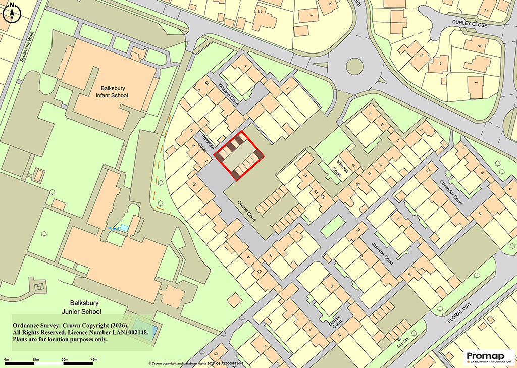 Lot: 27 - NINE LOCK-UP GARAGES - Location Plan