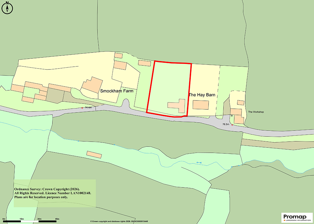 Lot: 130 - BARN WITH PLANNING FOR RESIDENTIAL CONVERSION - Location Plan