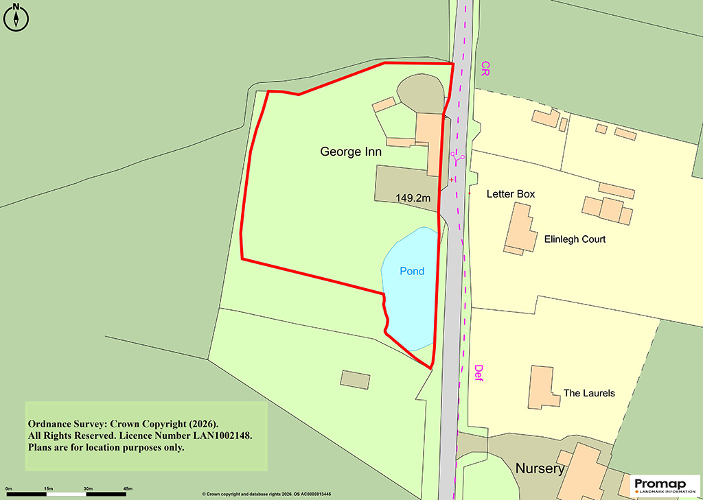 Lot: 107 - PERIOD FREEHOLD FREEHOUSE ON 1.5 ACRE PLOT WITH POTENTIAL -