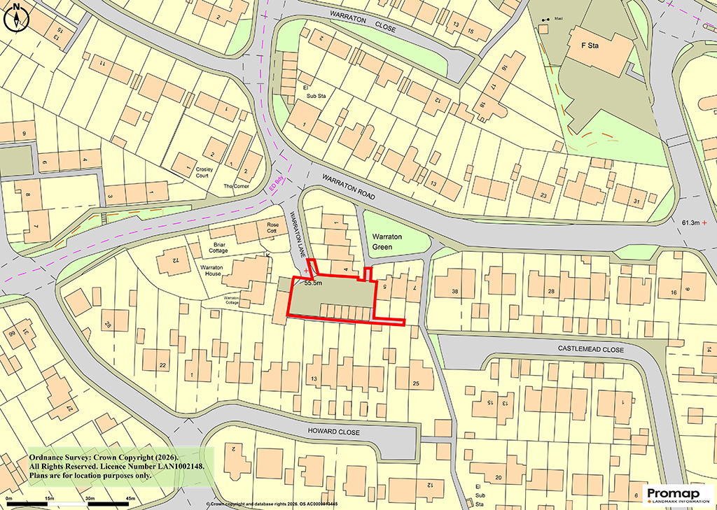 Lot: 10 - BLOCK OF SEVEN FREEHOLD GARAGES AND ROADWAY -
