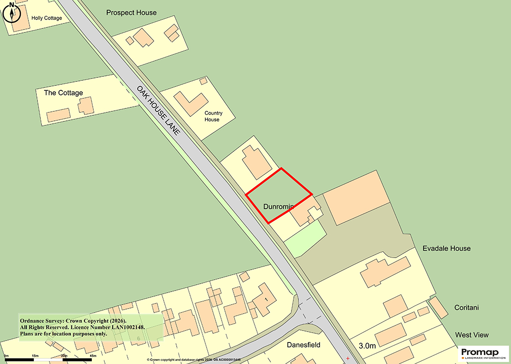 Lot: 17 - PARCEL OF LAND - Promap plan showing the plot