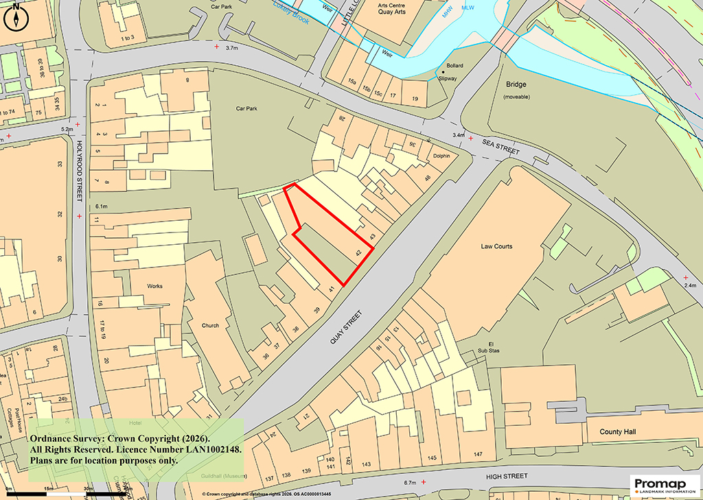 Lot: 69 - TOWN CENTRE OFFICE BUILDING WITH PARKING - Location Plan