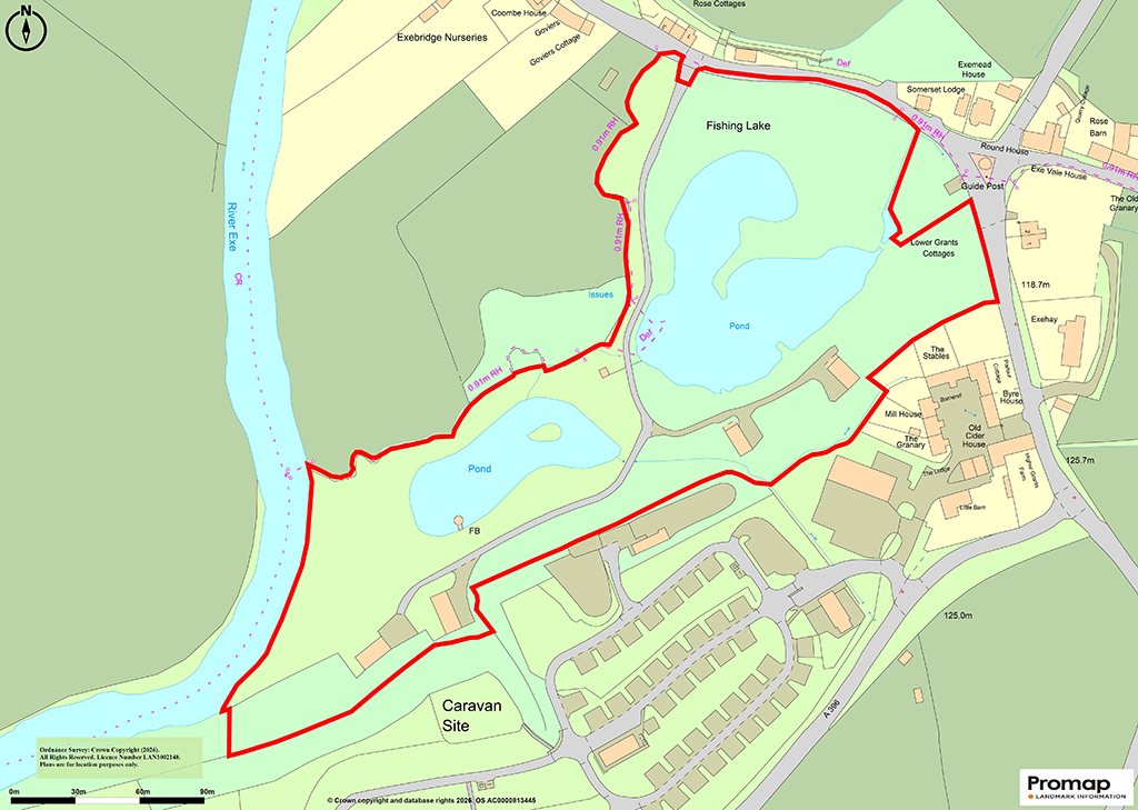 Lot: 71 - FREEHOLD TEN ACRE SITE WITH LAKES AND LODGES - 