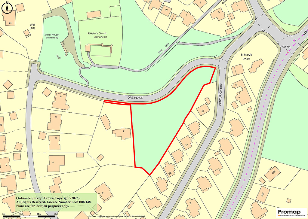 Lot: 56 - 0.7 ACRES OF FREEHOLD LAND IN A RESIDENTIAL AREA -