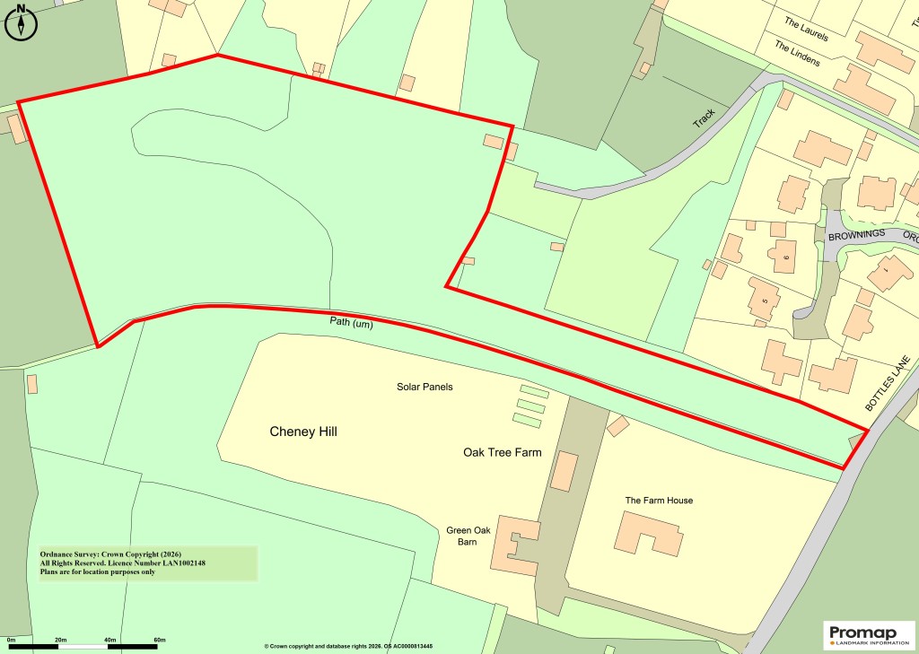 Lot: 2 - FREEHOLD LAND MEASURING APPROX 4.85 ACRES - Location Plan