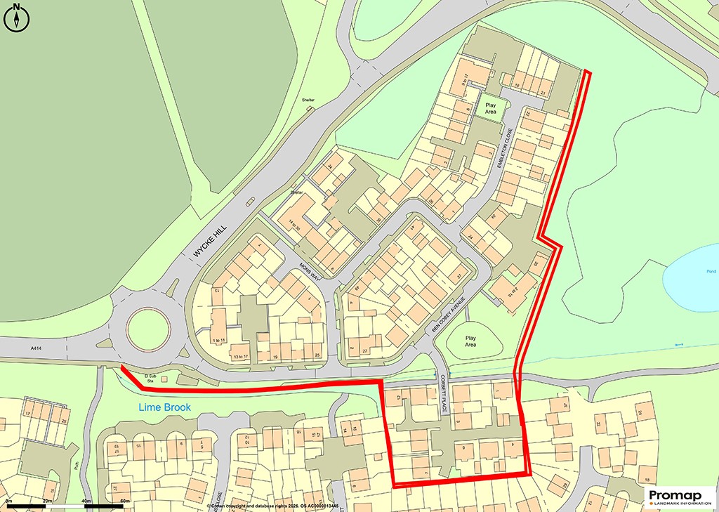 Lot: 35 - STRIP OF FREEHOLD LAND - Location map showing the land for guidance only